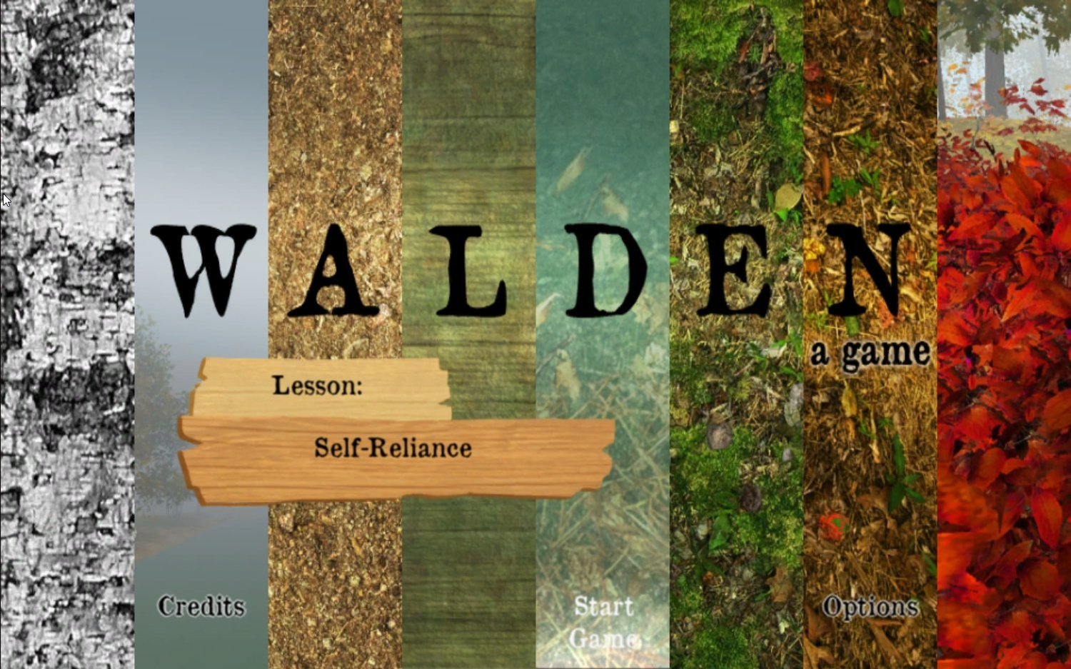 Walden, A Game: Self-Reliance